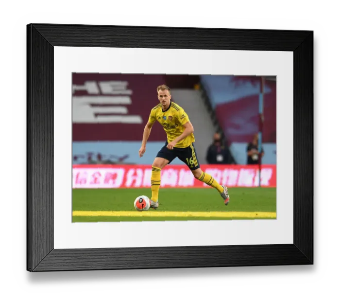 Framed Print : Rob Holding in Action: Arsenal vs. Aston Villa - 2019-20 Premier League Clash Framed Print : Rob Holding in Action: Arsenal vs. Aston Villa - 2019-20 Premier League Clash