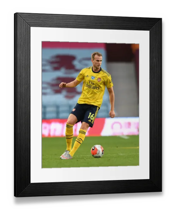 Framed Print : Rob Holding in Action: Arsenal vs. Aston Villa (Premier League 2019-2020) Framed Print : Rob Holding in Action: Arsenal vs. Aston Villa (Premier League 2019-2020)