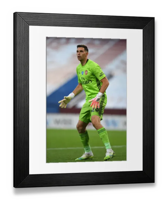 Framed Print : Emi Martinez: In Action Against Aston Villa, Premier League 2019-2020 Framed Print : Emi Martinez: In Action Against Aston Villa, Premier League 2019-2020