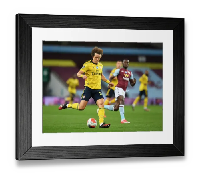 Framed Print : David Luiz in Action: Arsenal vs. Aston Villa, Premier League 2019-2020 Framed Print : David Luiz in Action: Arsenal vs. Aston Villa, Premier League 2019-2020