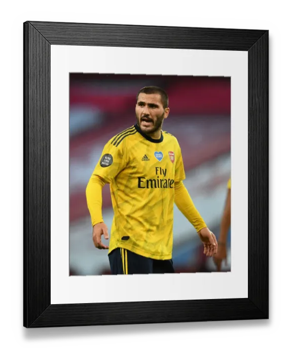 Framed Print : Sead Kolasinac in Action: Arsenal vs. Aston Villa, Premier League 2019-20 Framed Print : Sead Kolasinac in Action: Arsenal vs. Aston Villa, Premier League 2019-20