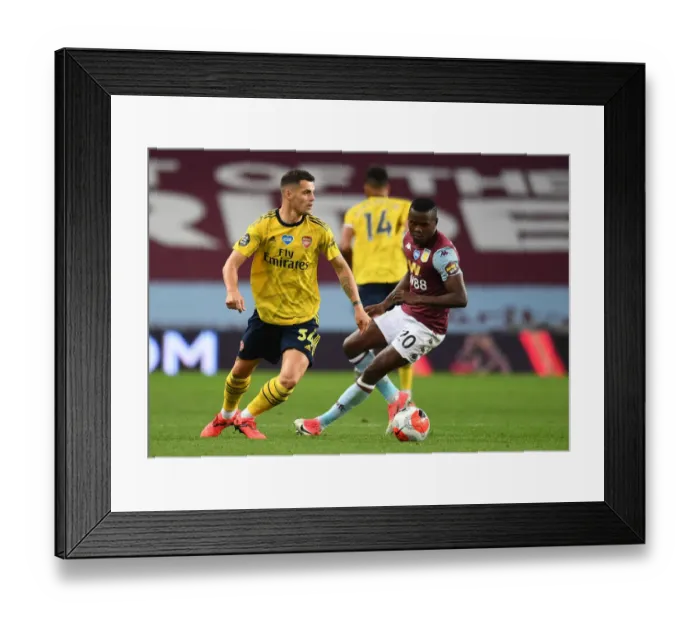 Framed Print : Xhaka vs Samatta: Battle in the Midfield - Aston Villa vs Arsenal FC, Premier League 2019-20 Framed Print : Xhaka vs Samatta: Battle in the Midfield - Aston Villa vs Arsenal FC, Premier League 2019-20