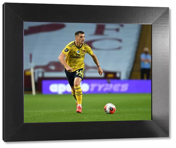Granit Xhaka: In Action Against Aston Villa, Premier League 2019-2020