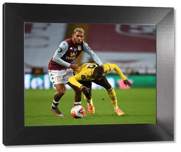 Pepe Foul: Nicolas Pepe Fouled by Douglas Luiz - Aston Villa vs. Arsenal, Premier League 2019-2020