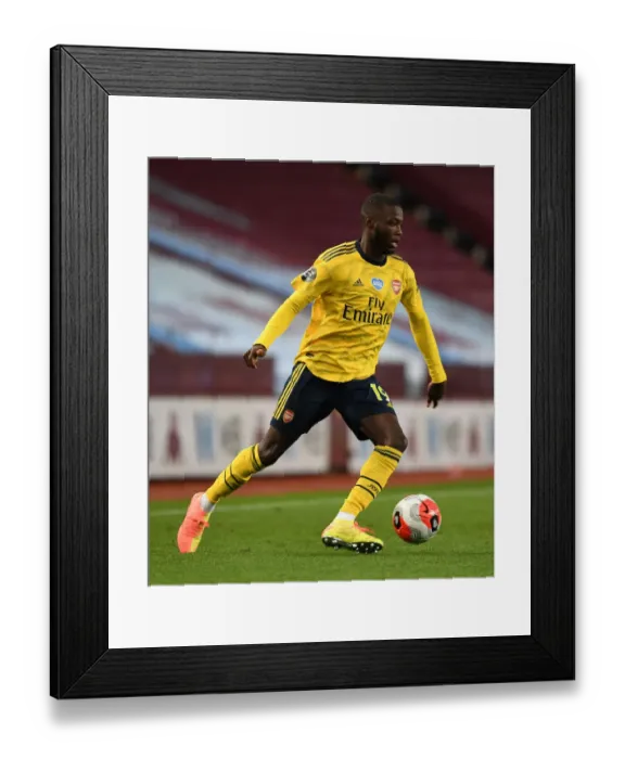 Framed Print : Pepe's Premier Performance: Aston Villa vs. Arsenal, 2019-2020 Framed Print : Pepe's Premier Performance: Aston Villa vs. Arsenal, 2019-2020
