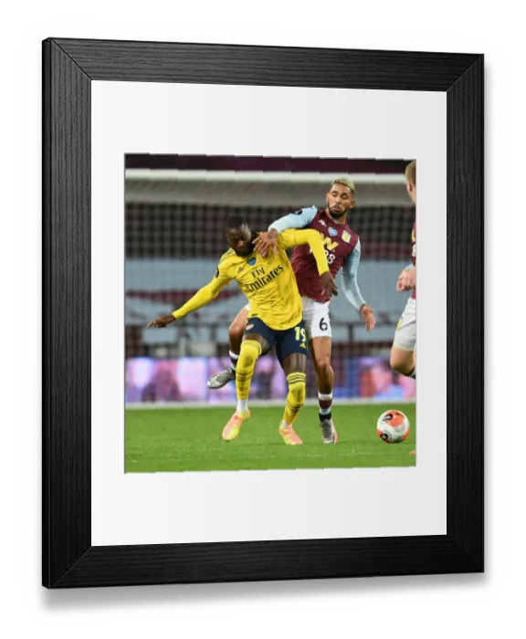 Framed Print : Pepe vs. Douglas Luiz: Foul Play in Aston Villa vs. Arsenal (2019-2020) Framed Print : Pepe vs. Douglas Luiz: Foul Play in Aston Villa vs. Arsenal (2019-2020)