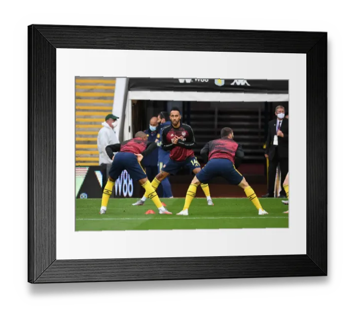 Framed Print : Aubameyang Gears Up: Aston Villa vs. Arsenal, Premier League 2019-2020 Framed Print : Aubameyang Gears Up: Aston Villa vs. Arsenal, Premier League 2019-2020