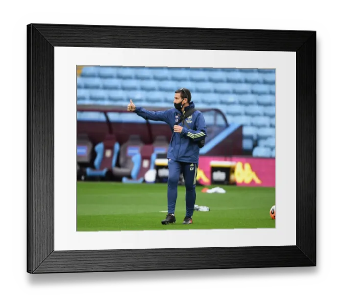 Framed Print : Arsenal's Doctor O'Driscoll at Aston Villa's Villa Park - Premier League Clash (2019-20) Framed Print : Arsenal's Doctor O'Driscoll at Aston Villa's Villa Park - Premier League Clash (2019-20)