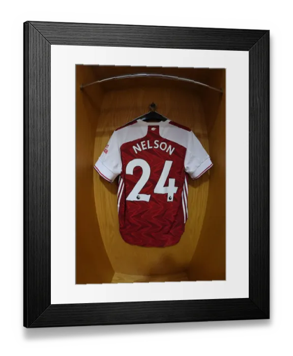 Framed Print : Arsenal FC: Pre-Match Room - Arsenal Shirt Hang in Emirates Stadium (Arsenal v Watford, 2019-20) Framed Print : Arsenal FC: Pre-Match Room - Arsenal Shirt Hang in Emirates Stadium (Arsenal v Watford, 2019-20)