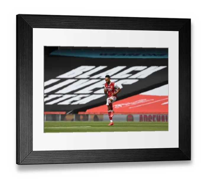 Framed Print : Arsenal's Aubameyang Ready for Watford Clash in Premier League Showdown