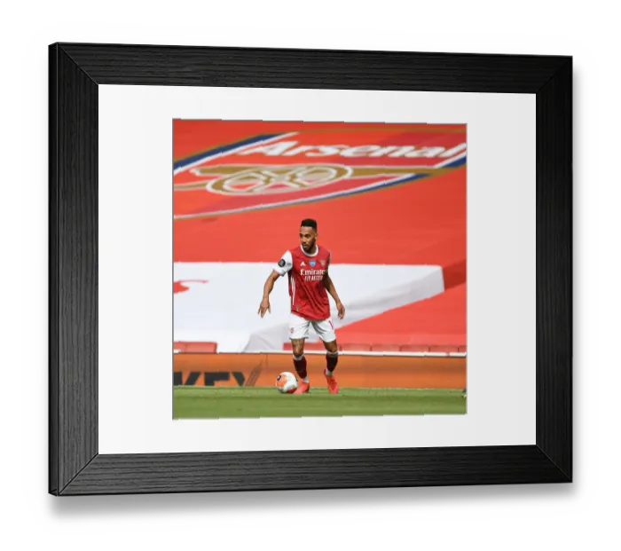 Framed Print : Arsenal's Aubameyang Stars: Arsenal vs. Watford (2019-20) Framed Print : Arsenal's Aubameyang Stars: Arsenal vs. Watford (2019-20)