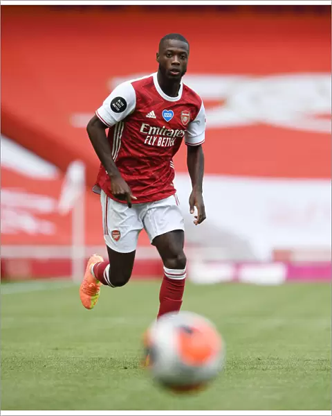 Arsenal's Nicolas Pepe in Action against Watford in 2019-20 Premier League Clash