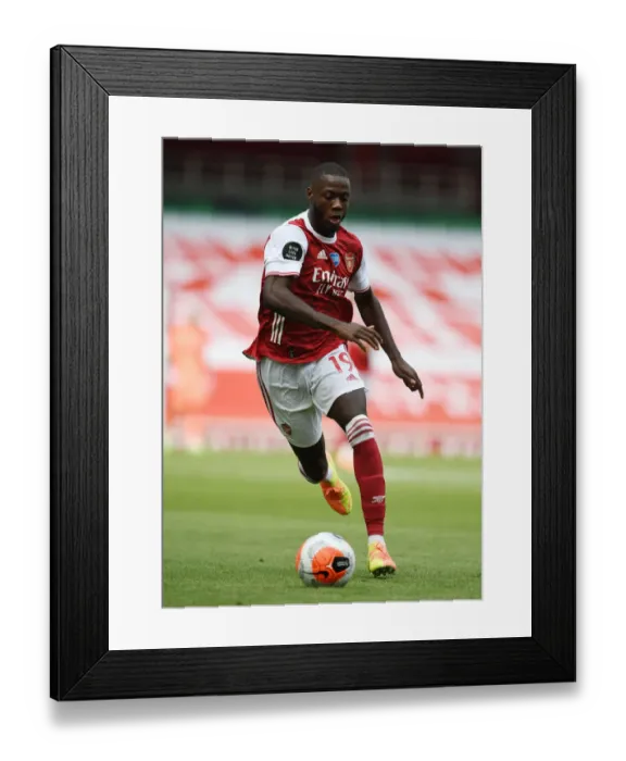 Framed Print : Arsenal's Nicolas Pepe Stars: Arsenal Dominate Watford (2019-20) Framed Print : Arsenal's Nicolas Pepe Stars: Arsenal Dominate Watford (2019-20)