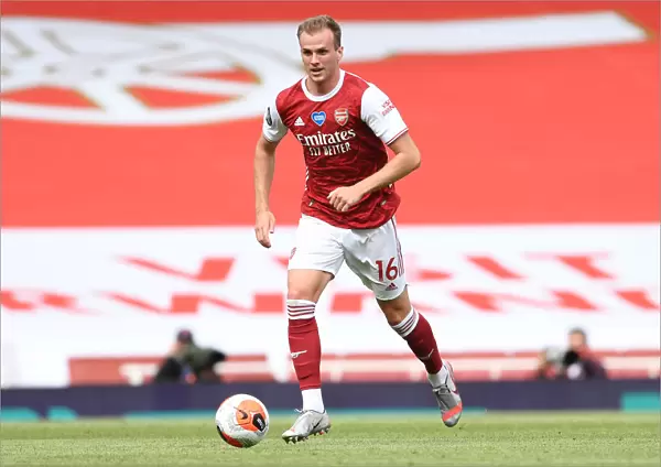 Arsenal's Rob Holding in Action: Arsenal vs. Watford, 2019-20 Premier League