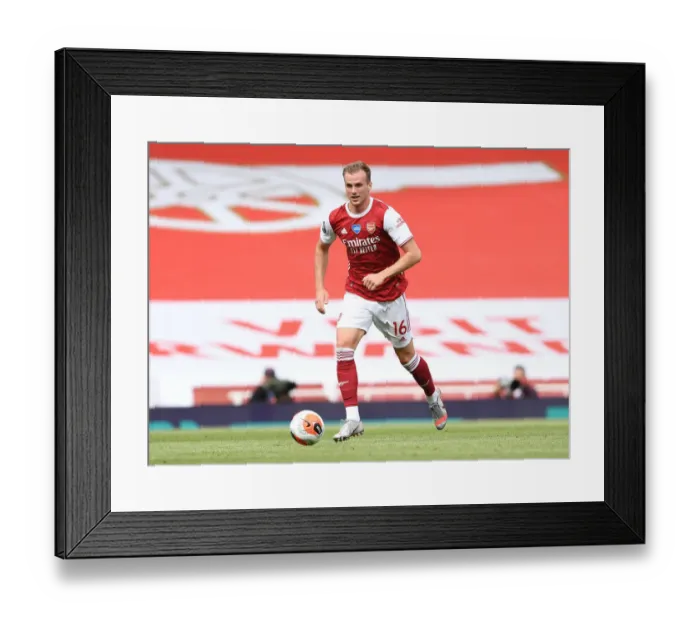 Framed Print : Arsenal's Rob Holding in Action: Arsenal vs. Watford, 2019-20 Premier League Framed Print : Arsenal's Rob Holding in Action: Arsenal vs. Watford, 2019-20 Premier League