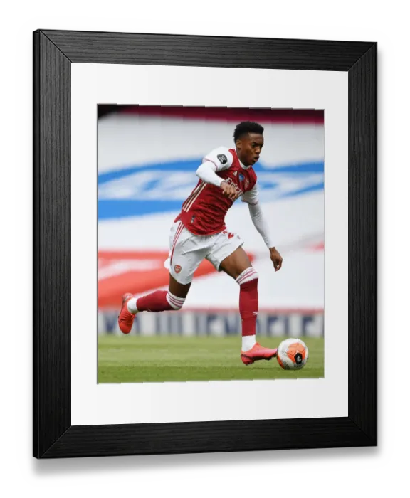 Framed Print : Joe Willock's Star Performance: Arsenal's Triumph Over Watford Framed Print : Joe Willock's Star Performance: Arsenal's Triumph Over Watford
