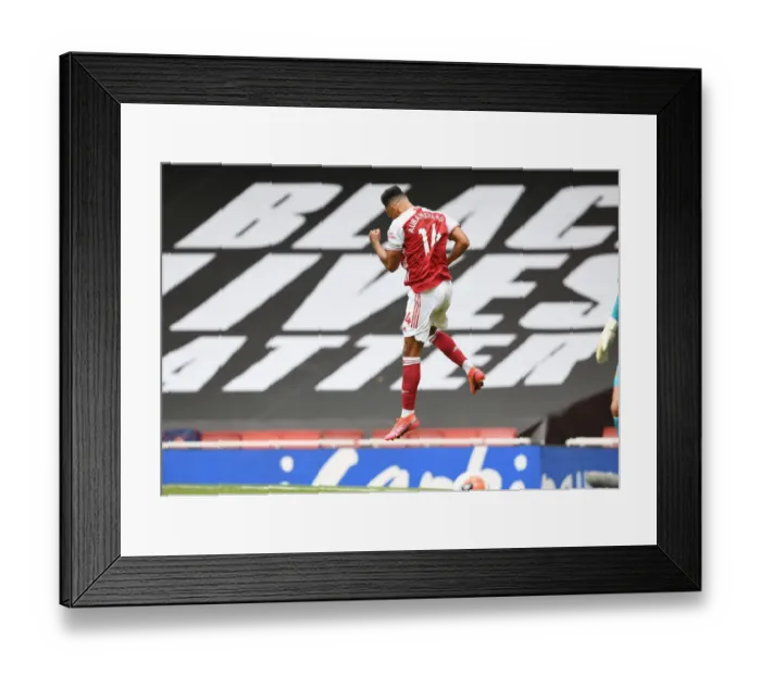 Framed Print : Arsenal's Aubameyang Scores Hat-Trick in 2019-20 Premier League: Arsenal v Watford Framed Print : Arsenal's Aubameyang Scores Hat-Trick in 2019-20 Premier League: Arsenal v Watford