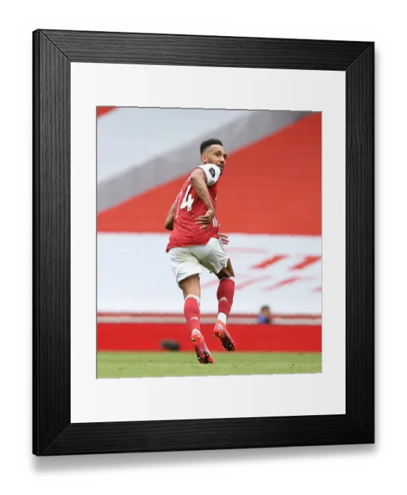 Framed Print : Arsenal's Aubameyang Stars: 2019-20 Premier League Showdown vs. Watford Framed Print : Arsenal's Aubameyang Stars: 2019-20 Premier League Showdown vs. Watford
