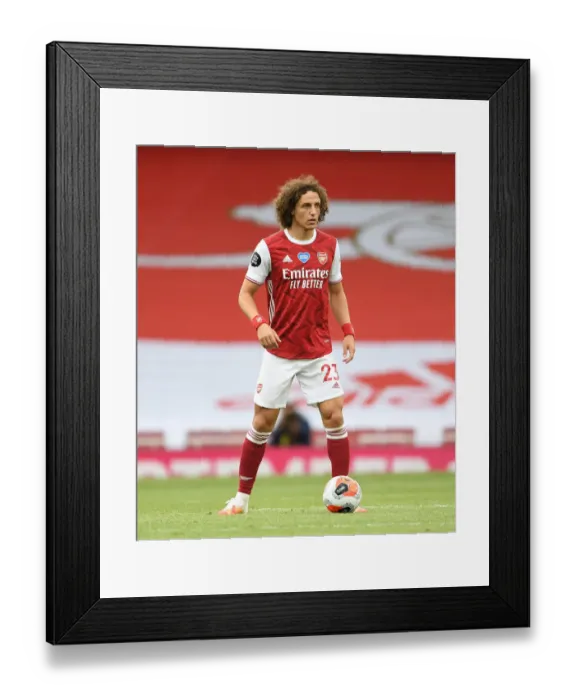 Framed Print : David Luiz in Action: Arsenal vs. Watford, Premier League 2019-2020 Framed Print : David Luiz in Action: Arsenal vs. Watford, Premier League 2019-2020