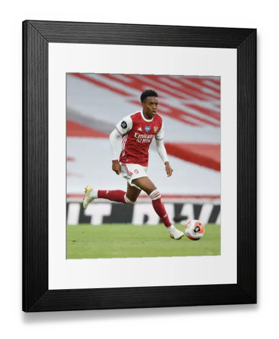 Framed Print : Joe Willock's Standout Performance: Arsenal's Commanding Victory Over Watford
