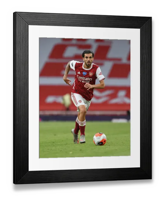 Framed Print : Dani Ceballos in Action: Arsenal vs. Watford, Premier League 2019-20