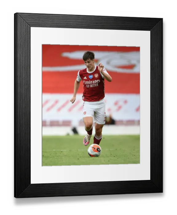 Framed Print : Arsenal's Kieran Tierney in Action Against Watford in Premier League Framed Print : Arsenal's Kieran Tierney in Action Against Watford in Premier League