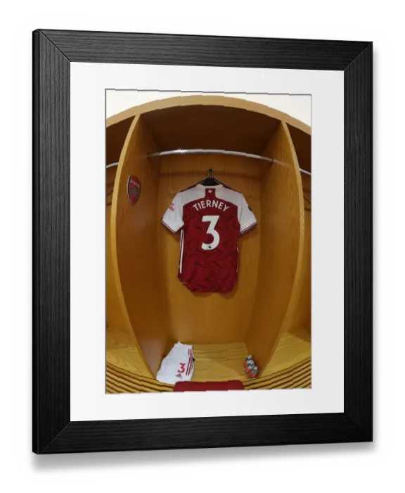 Framed Print : Behind the Scenes: Kieran Tierney's Pre-Match Rituals at Arsenal FC (2019-20) Framed Print : Behind the Scenes: Kieran Tierney's Pre-Match Rituals at Arsenal FC (2019-20)