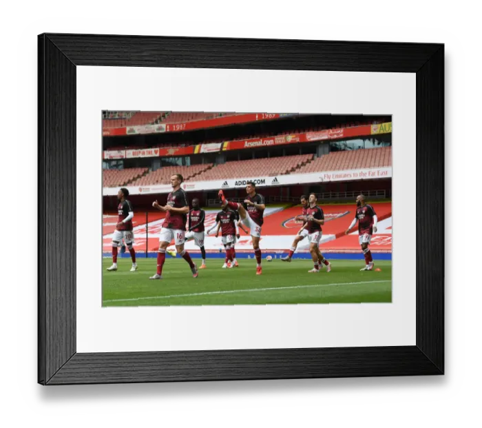 Framed Print : Arsenal FC vs. Watford FC: Premier League Showdown at Emirates Stadium