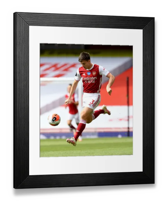 Framed Print : Arsenal's Kieran Tierney in Action: Arsenal vs. Watford, Premier League 2019-2020 Framed Print : Arsenal's Kieran Tierney in Action: Arsenal vs. Watford, Premier League 2019-2020