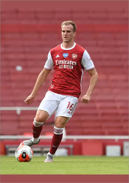 Arsenal's Rob Holding in Action against Watford in 2019-20 Premier League Clash