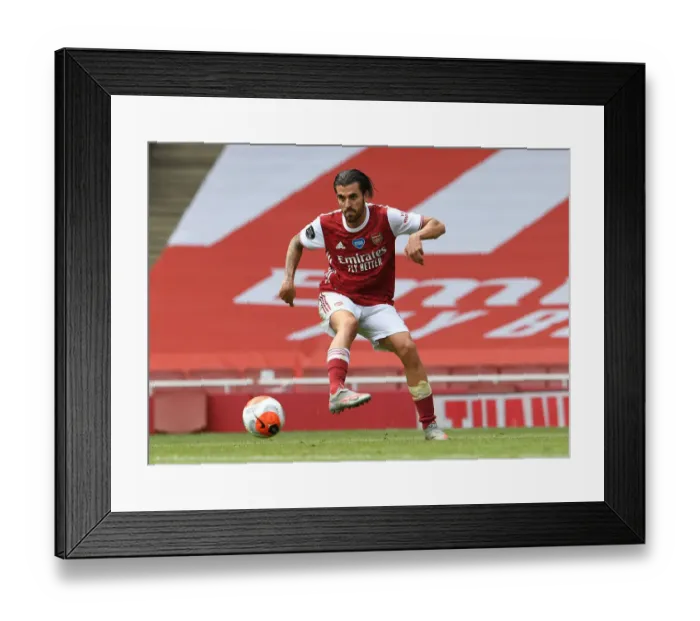 Framed Print : Dani Ceballos in Action: Arsenal vs. Watford, Premier League 2019-2020