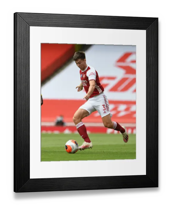 Framed Print : Arsenal's Kieran Tierney in Action: Arsenal vs. Watford, 2019-20 Premier League Framed Print : Arsenal's Kieran Tierney in Action: Arsenal vs. Watford, 2019-20 Premier League