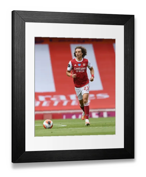 Framed Print : David Luiz in Action: Arsenal vs. Watford, Premier League 2019-2020 Framed Print : David Luiz in Action: Arsenal vs. Watford, Premier League 2019-2020