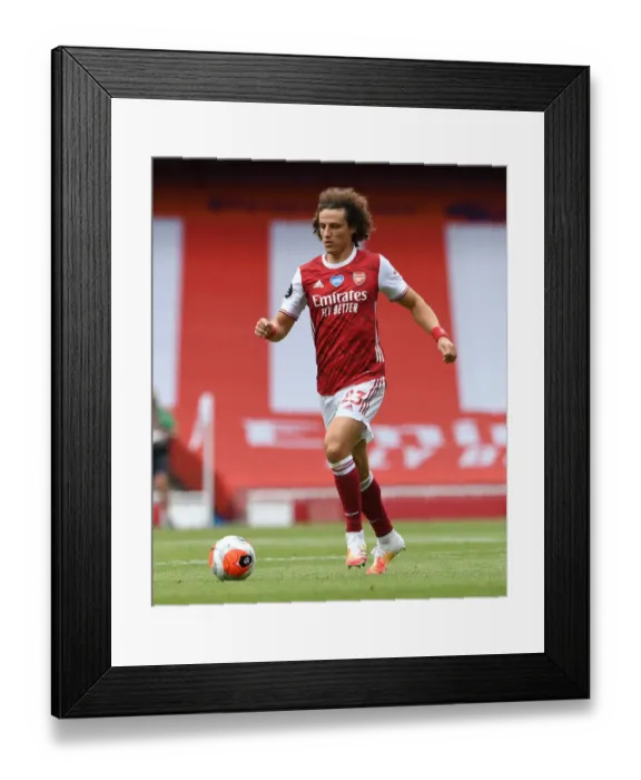 Framed Print : Arsenal's David Luiz in Action: Arsenal vs. Watford, Premier League 2019-2020 Framed Print : Arsenal's David Luiz in Action: Arsenal vs. Watford, Premier League 2019-2020