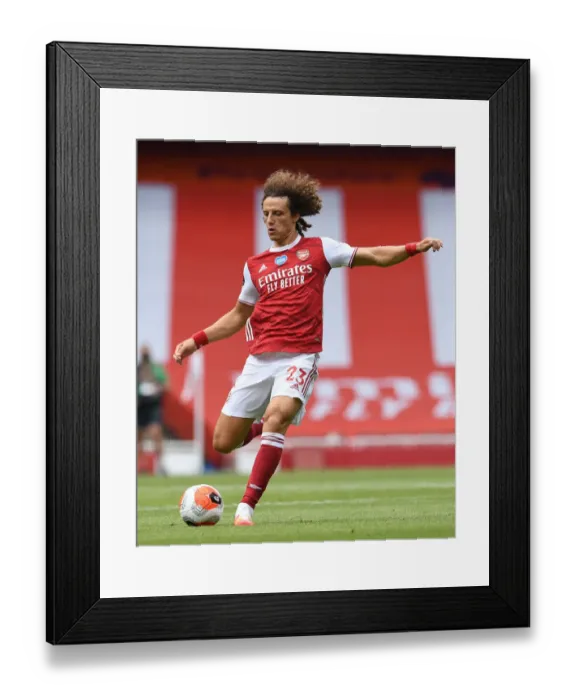 Framed Print : David Luiz in Action: Arsenal vs. Watford, Premier League 2019-2020 Framed Print : David Luiz in Action: Arsenal vs. Watford, Premier League 2019-2020