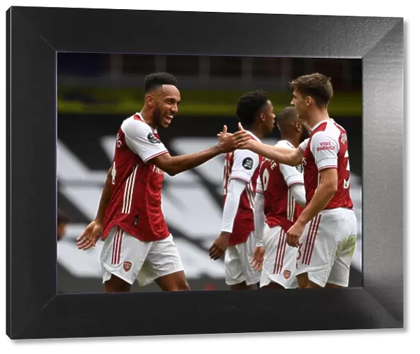 Arsenal's Aubameyang Scores Brace: Gunners Secure Victory Over Watford in Premier League Clash (2019-20)