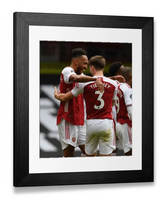Framed Print : Arsenal's Aubameyang Scores Brace: 3-0 Victory Over Watford (Premier League 2019-20) Framed Print : Arsenal's Aubameyang Scores Brace: 3-0 Victory Over Watford (Premier League 2019-20)
