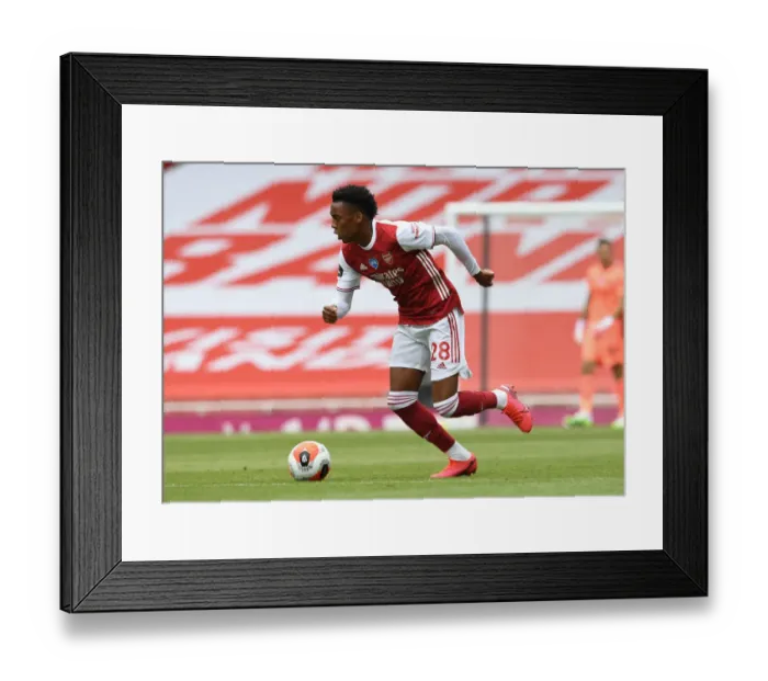 Framed Print : Joe Willock Shines: Arsenal's Dominant Performance Against Watford in Premier League Showdown