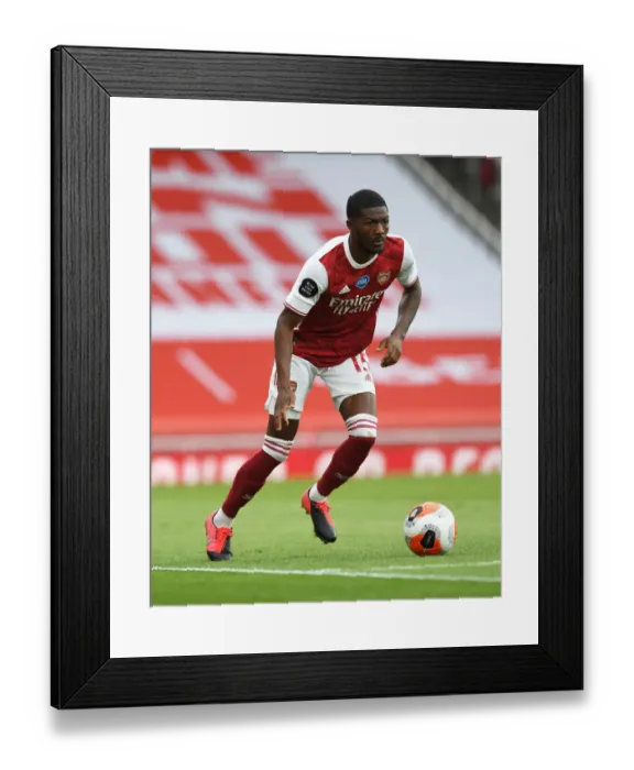 Framed Print : Arsenal's Ainsley Maitland-Niles in Action Against Watford (Premier League 2019-20)