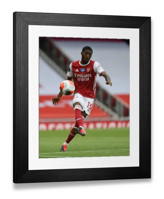 Framed Print : Arsenal's Ainsley Maitland-Niles in Action during the Arsenal vs. Watford Premier League Match, 2019-2020