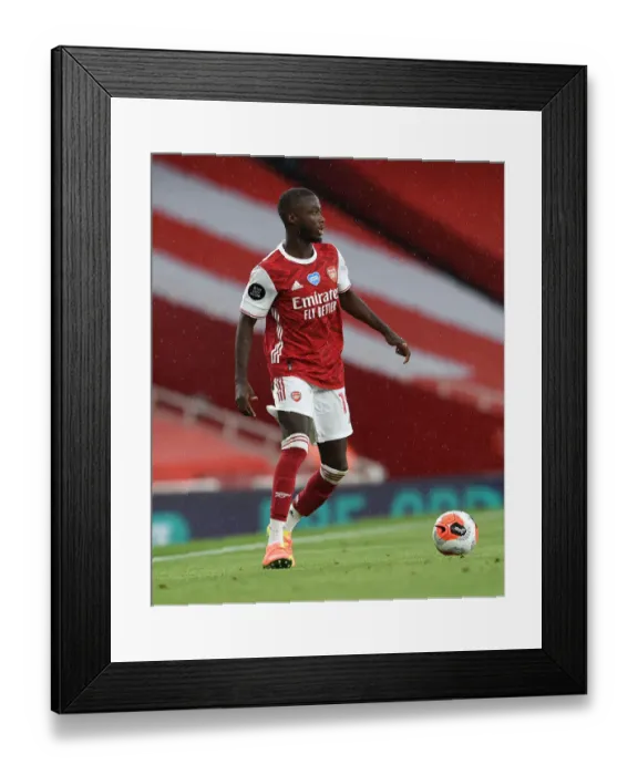 Framed Print : Arsenal's Nicolas Pepe Stars: Arsenal Dominate Watford (2019-20) Framed Print : Arsenal's Nicolas Pepe Stars: Arsenal Dominate Watford (2019-20)