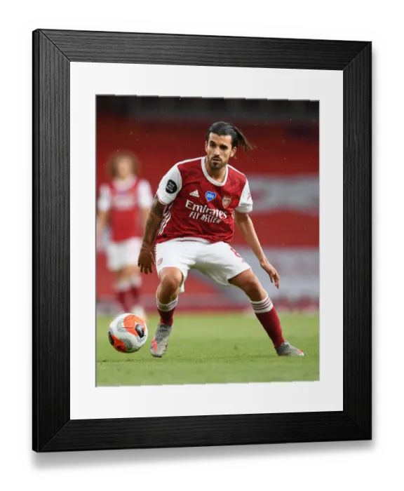 Framed Print : Dani Ceballos in Action: Arsenal vs. Watford, Premier League 2019-2020