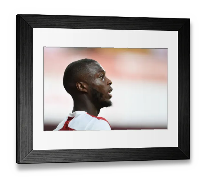 Framed Print : Arsenal's Nicolas Pepe Stars: Crushing Watford (2019-20) Framed Print : Arsenal's Nicolas Pepe Stars: Crushing Watford (2019-20)