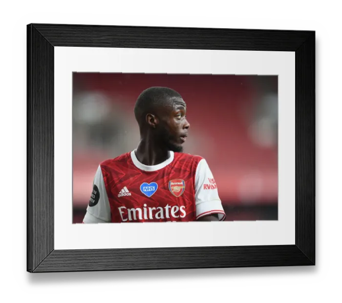 Framed Print : Arsenal's Nicolas Pepe Stars: Arsenal's Victory Over Watford (2019-20) Framed Print : Arsenal's Nicolas Pepe Stars: Arsenal's Victory Over Watford (2019-20)