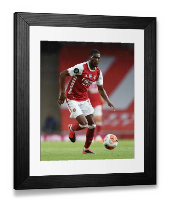 Framed Print : Arsenal's Ainsley Maitland-Niles in Action Against Watford (2019-20)