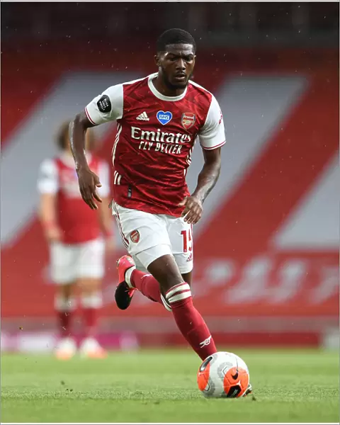 Arsenal's Ainsley Maitland-Niles in Action against Watford in the Premier League (2019-20)