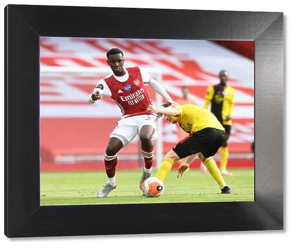 Arsenal vs. Watford: Eddie Nketiah Clashes with Will Hughes in Premier League Showdown