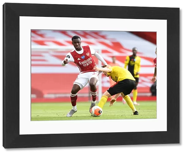 Arsenal vs. Watford: Eddie Nketiah Clashes with Will Hughes in Premier League Showdown