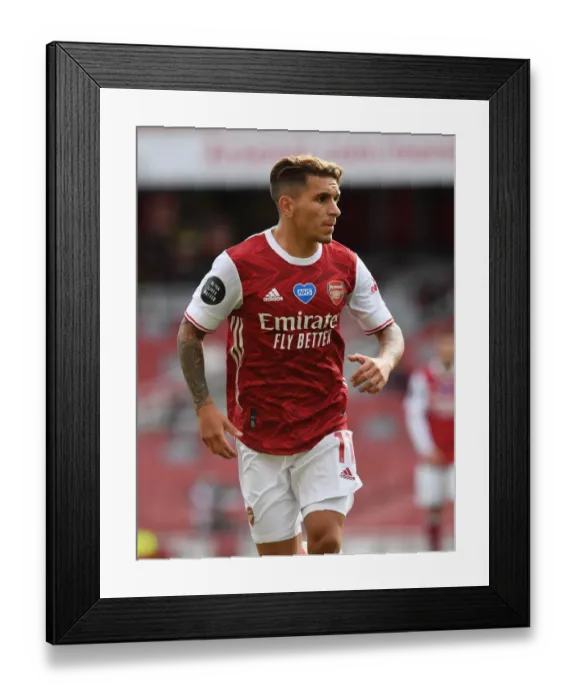 Framed Print : Arsenal's Lucas Torreira in Action Against Watford in 2019-20 Premier League Framed Print : Arsenal's Lucas Torreira in Action Against Watford in 2019-20 Premier League