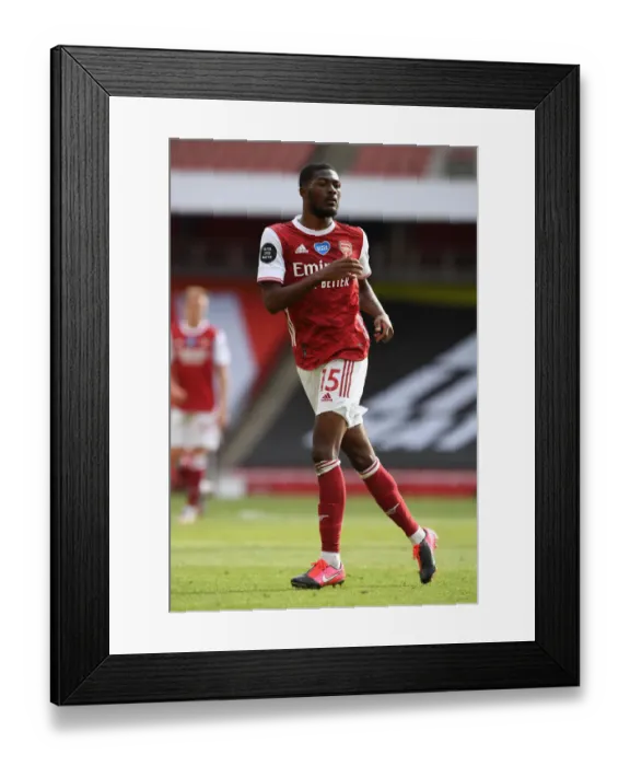 Framed Print : Arsenal's Ainsley Maitland-Niles in Action Against Watford (Premier League 2019-20)